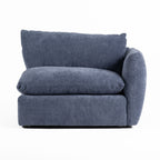 Divani Casa Kinsey Modern Blue Fabric Modular Sectional Sofa Model VGKK-KF.8035-SECT-NAVY