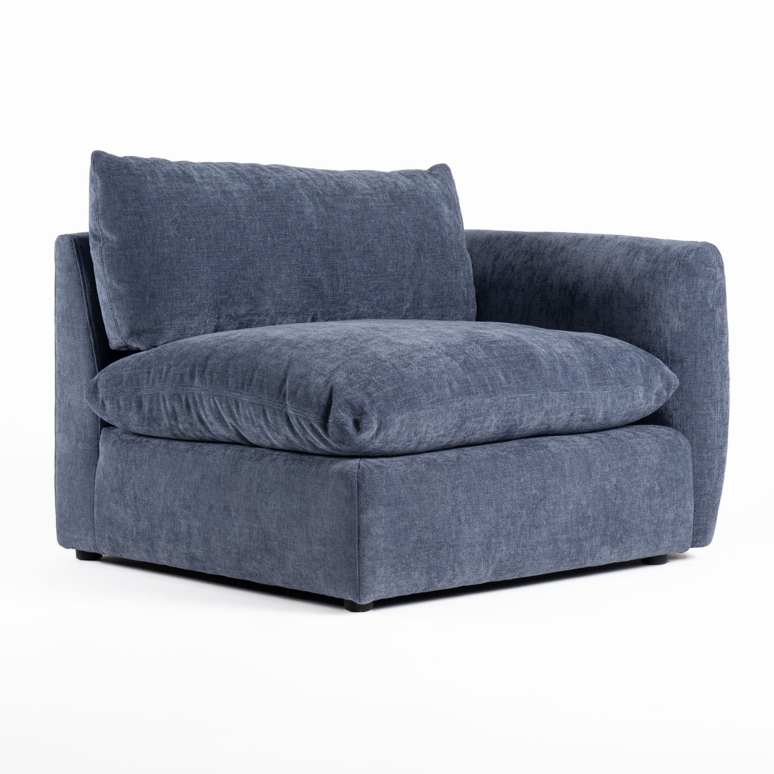 Divani Casa Kinsey Modern Blue Fabric Modular Sectional Sofa Model VGKK-KF.8035-SECT-NAVY