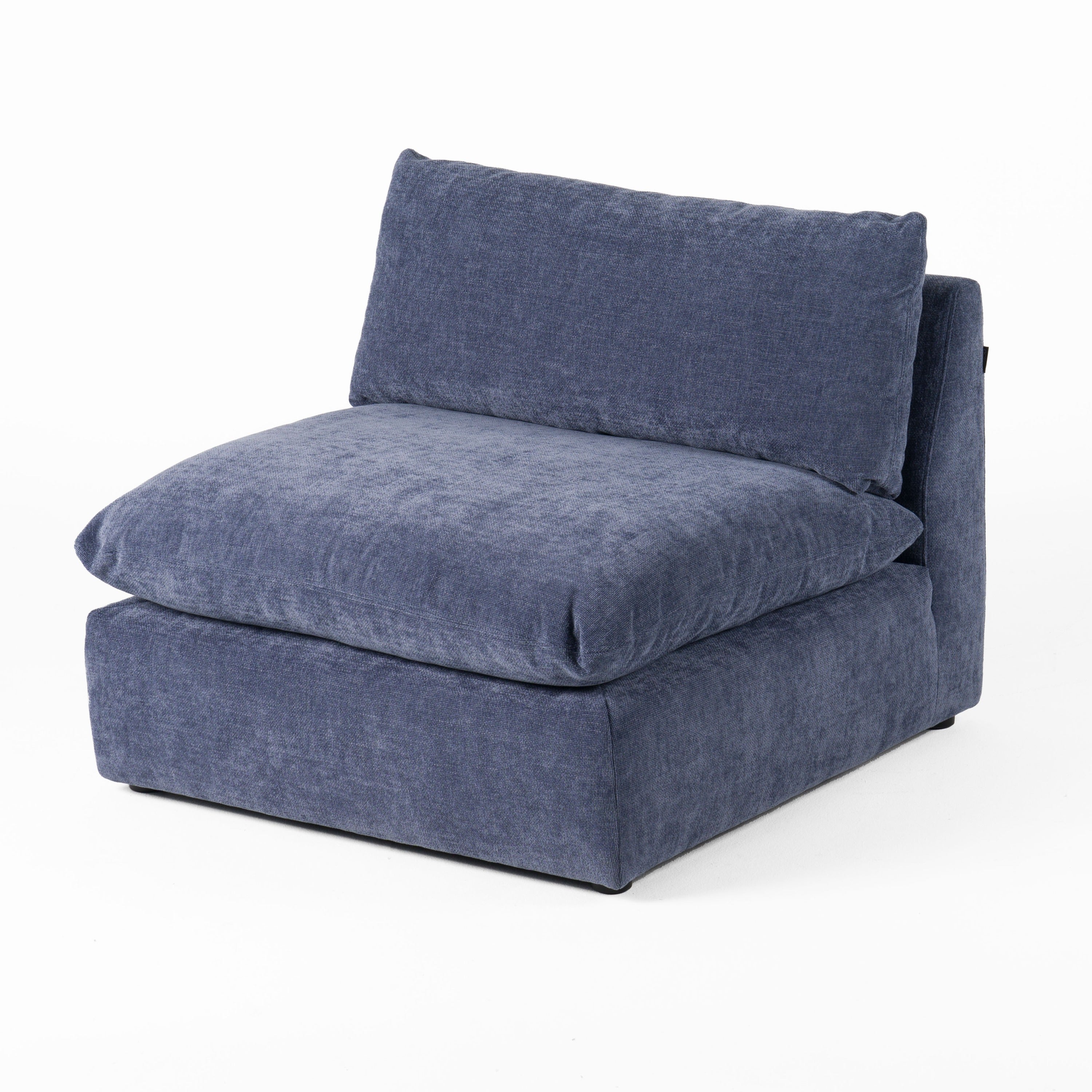 Divani Casa Kinsey Modern Blue Fabric Modular Sectional Sofa Model VGKK-KF.8035-SECT-NAVY