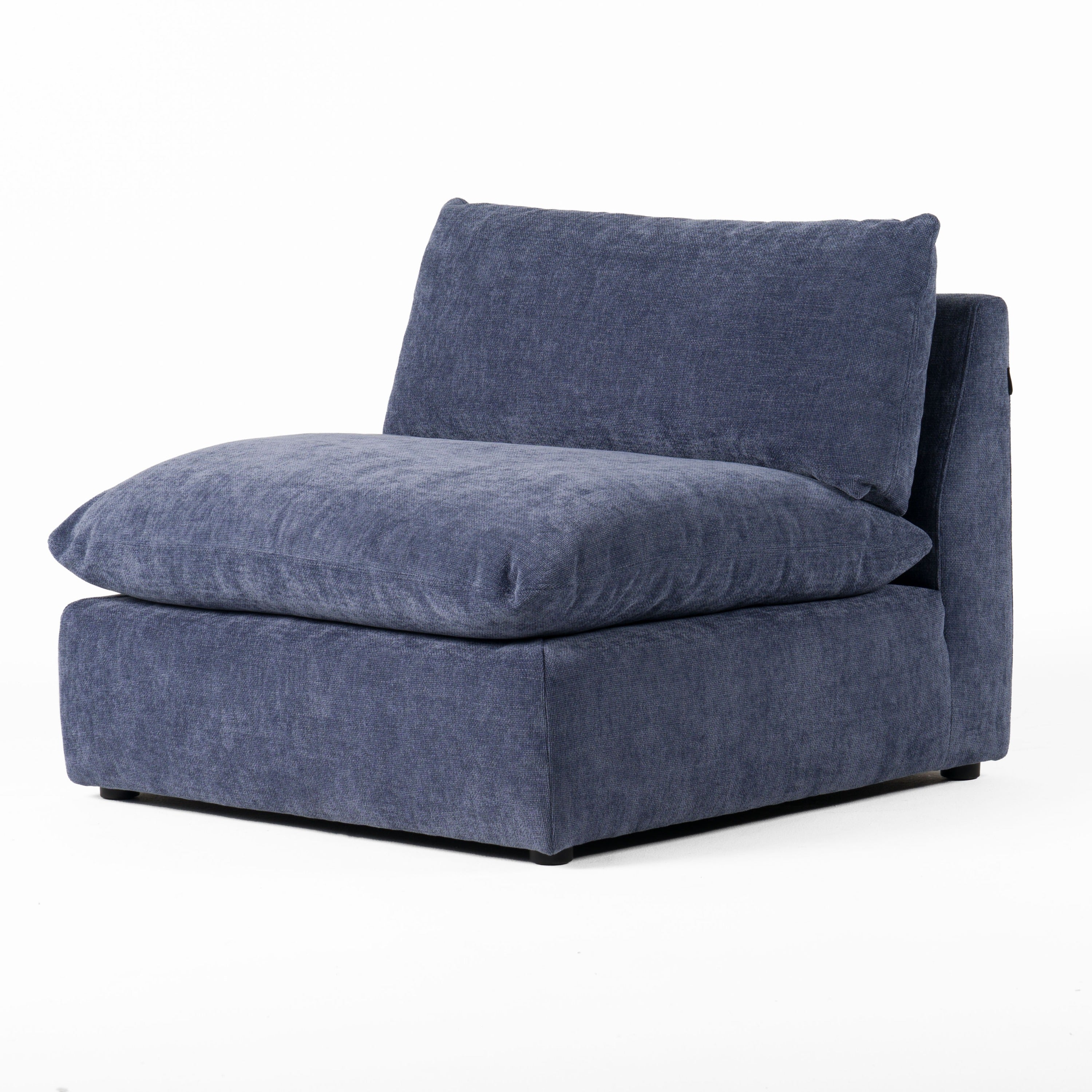Divani Casa Kinsey Modern Blue Fabric Modular Sectional Sofa Model VGKK-KF.8035-SECT-NAVY