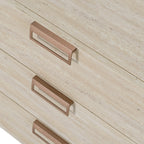 Lamod Italia Lago Modern Faux Travertine Dresser Model VGAC-LAGO-DRS