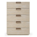 Lamod Italia Lago Modern Faux Travertine Chest Model VGAC-LAGO-CST