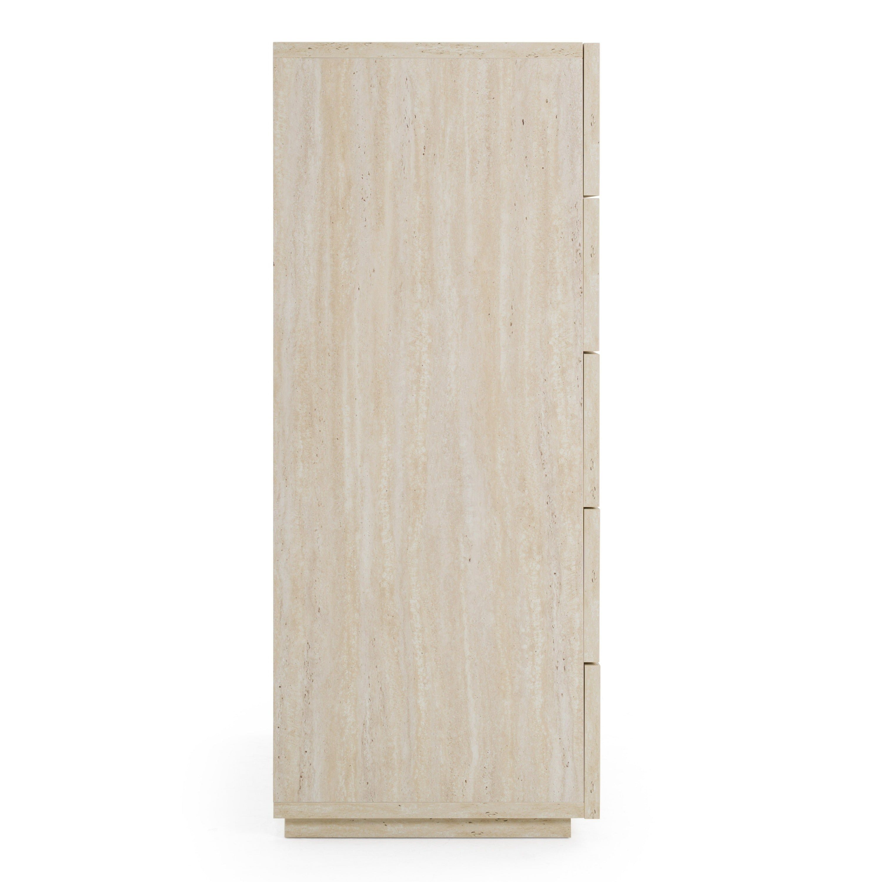 Lamod Italia Lago Modern Faux Travertine Chest Model VGAC-LAGO-CST