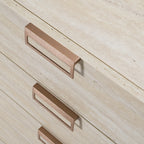 Lamod Italia Lago Modern Faux Travertine Chest Model VGAC-LAGO-CST