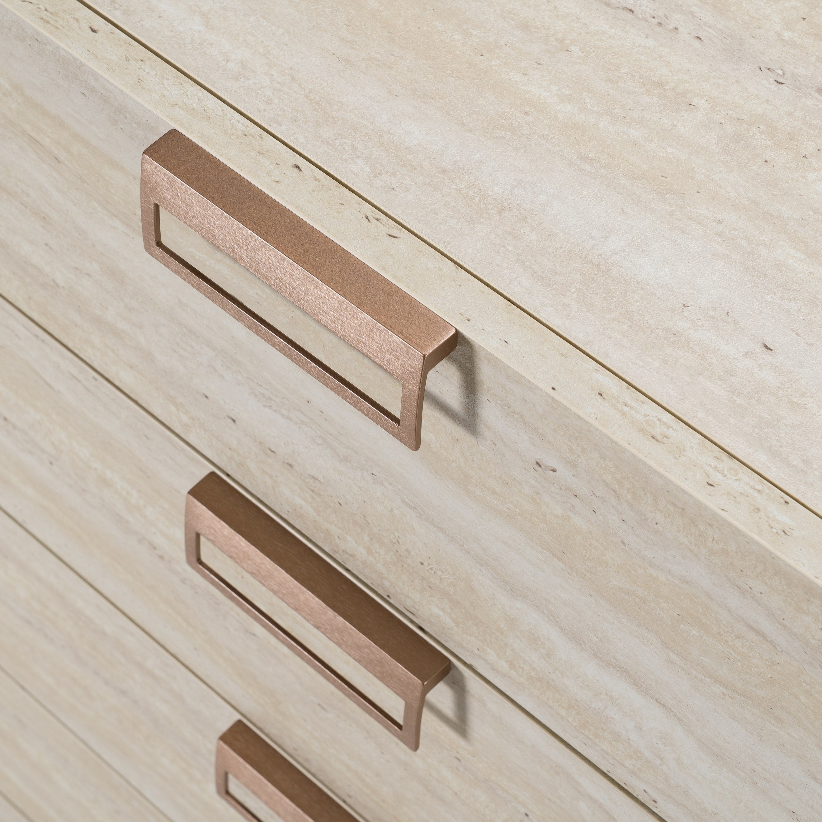 Lamod Italia Lago Modern Faux Travertine Chest Model VGAC-LAGO-CST