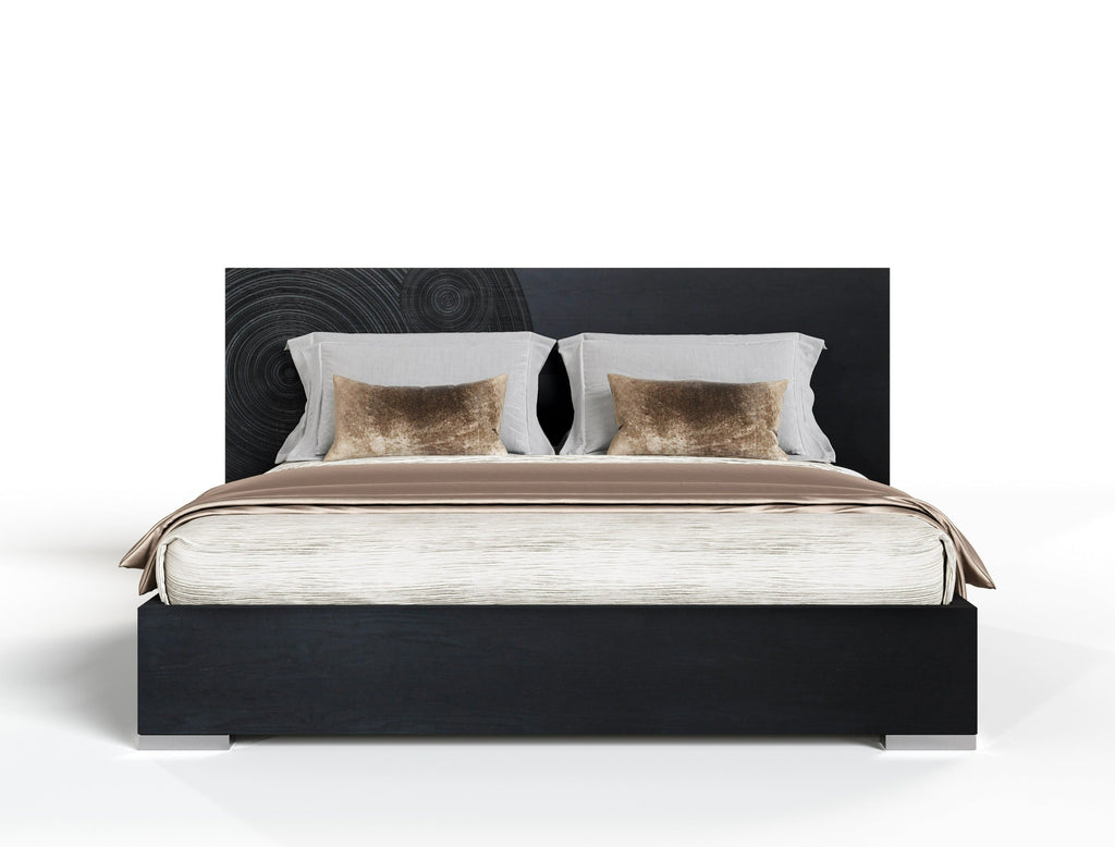Lamod Cirque Modern Black Ash Bed Model VGVC-BD2368-BED-EK