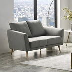 Divani Casa Benham Modern Grey Fabric Loveseat Model VGMB-1879-GRY-LOVE