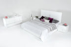 Modrest Nicla Italian Modern White Bed Model VGACNICLA-BED