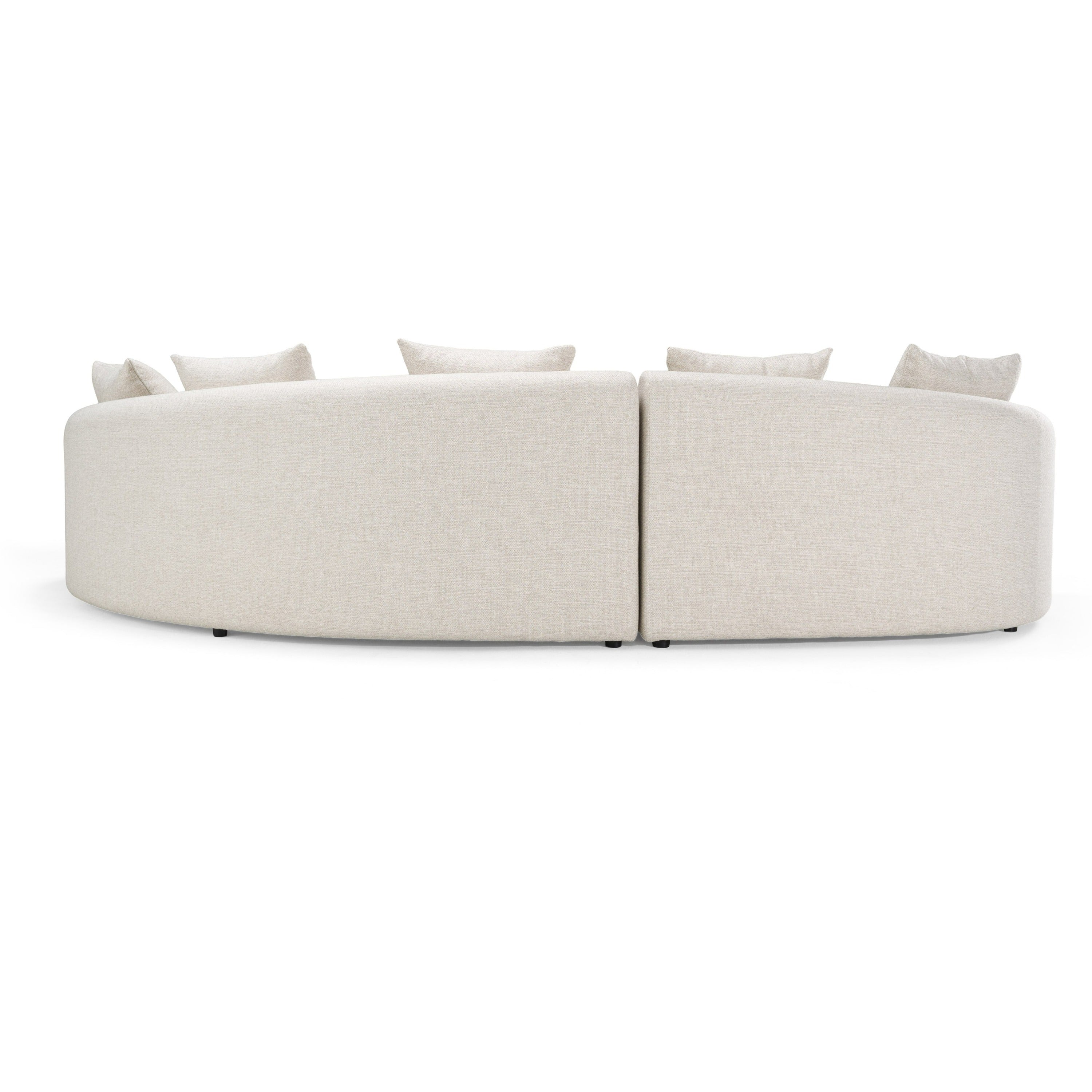 Renava Tabarca Outdoor Beige Fabric Sectional Sofa Model VGVK-F0172-R-2UL-BGE
