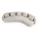 Renava Tabarca Outdoor Beige Fabric Sectional Sofa Model VGVK-F0172-R-2UL-BGE