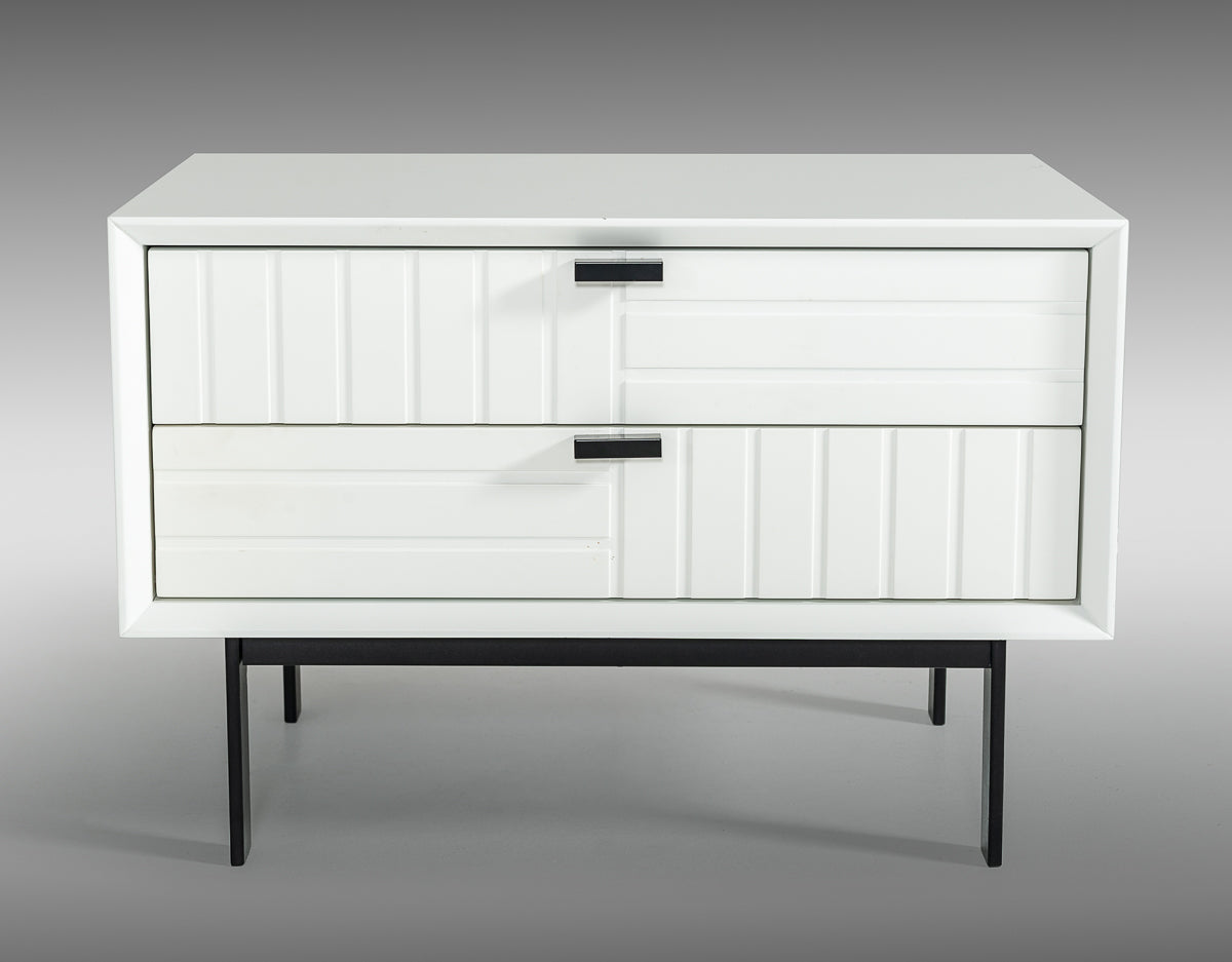 Nova Domus Valencia Contemporary White Bedroom Set Model VGMABR-76-SET