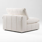 Divani Casa Vicki Modern Off White Fabric Modular Sectional Sofa Model VGKK-KF.8033-SECT-IVORY