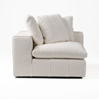 Divani Casa Vicki Modern Off White Fabric Modular Sectional Sofa Model VGKK-KF.8033-SECT-IVORY