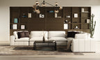 Divani Casa Vicki Modern Off White Fabric Modular Sectional Sofa Model VGKK-KF.8033-SECT-IVORY